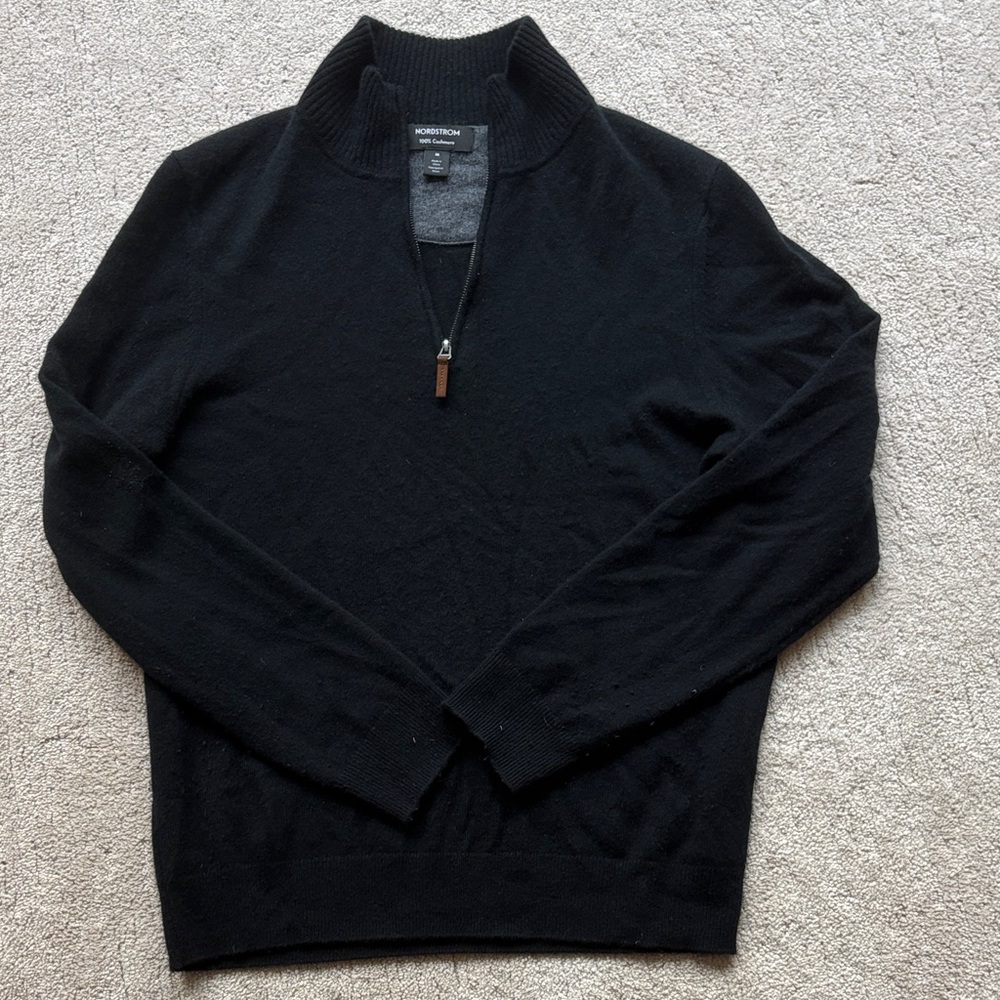 Men’s Nordstrom cashmere sweater black M